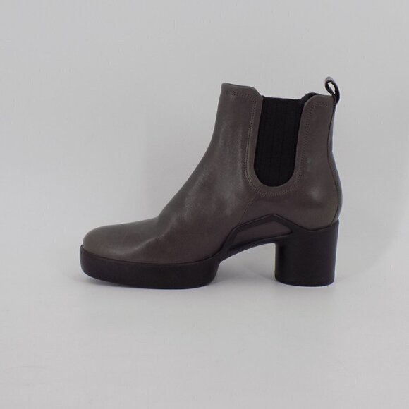 Ecco Ankle Boots Shape Sculpted Motion 35 Chelsea Gray Platform Sz 5 - Picture 4 of 8